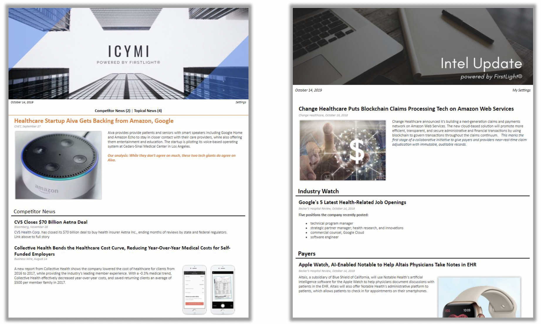 screenshot of FirstLight Enterprise Edition